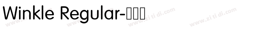Winkle Regular字体转换 Winkle Regular字体转换
